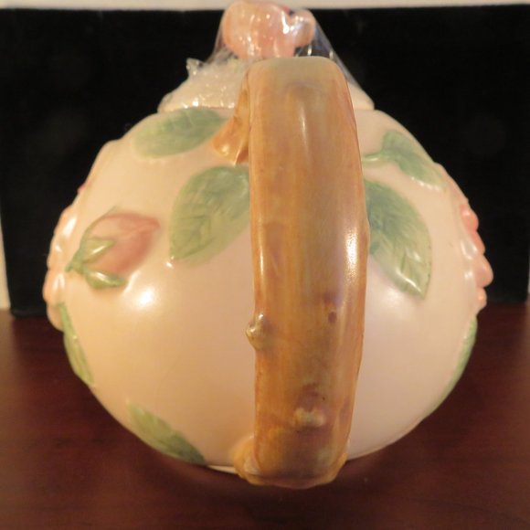 Fitz & Floyd DISPLAY ONLY Teapot Blushing Rose (109C) - Picture 5 of 11
